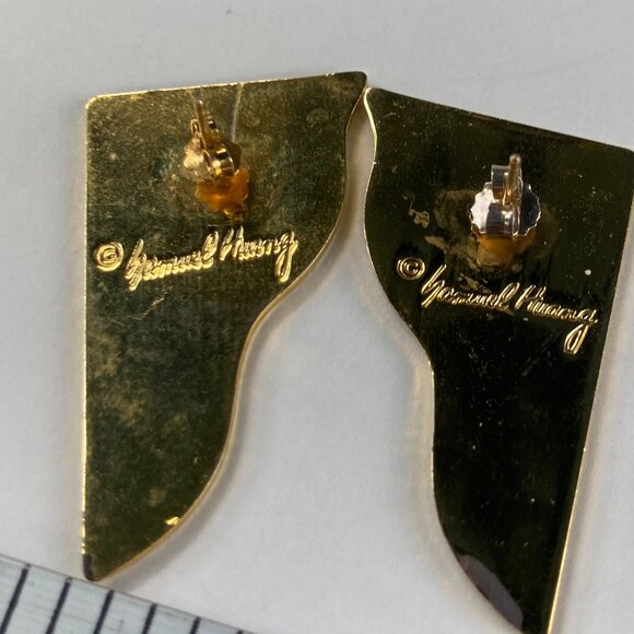 Samuel Huang colorful sun and sky post earrings - Picture 6 of 8